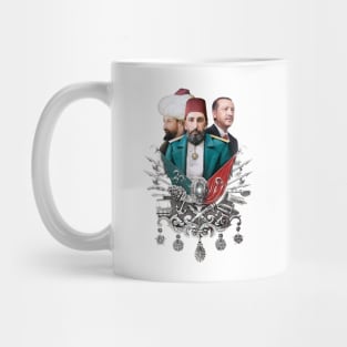 Osmanlı arması | Ottoman Crest - Abdülhamid Han II & Fatih Sultan Selim & Recep Tayyip Erdogan Mug